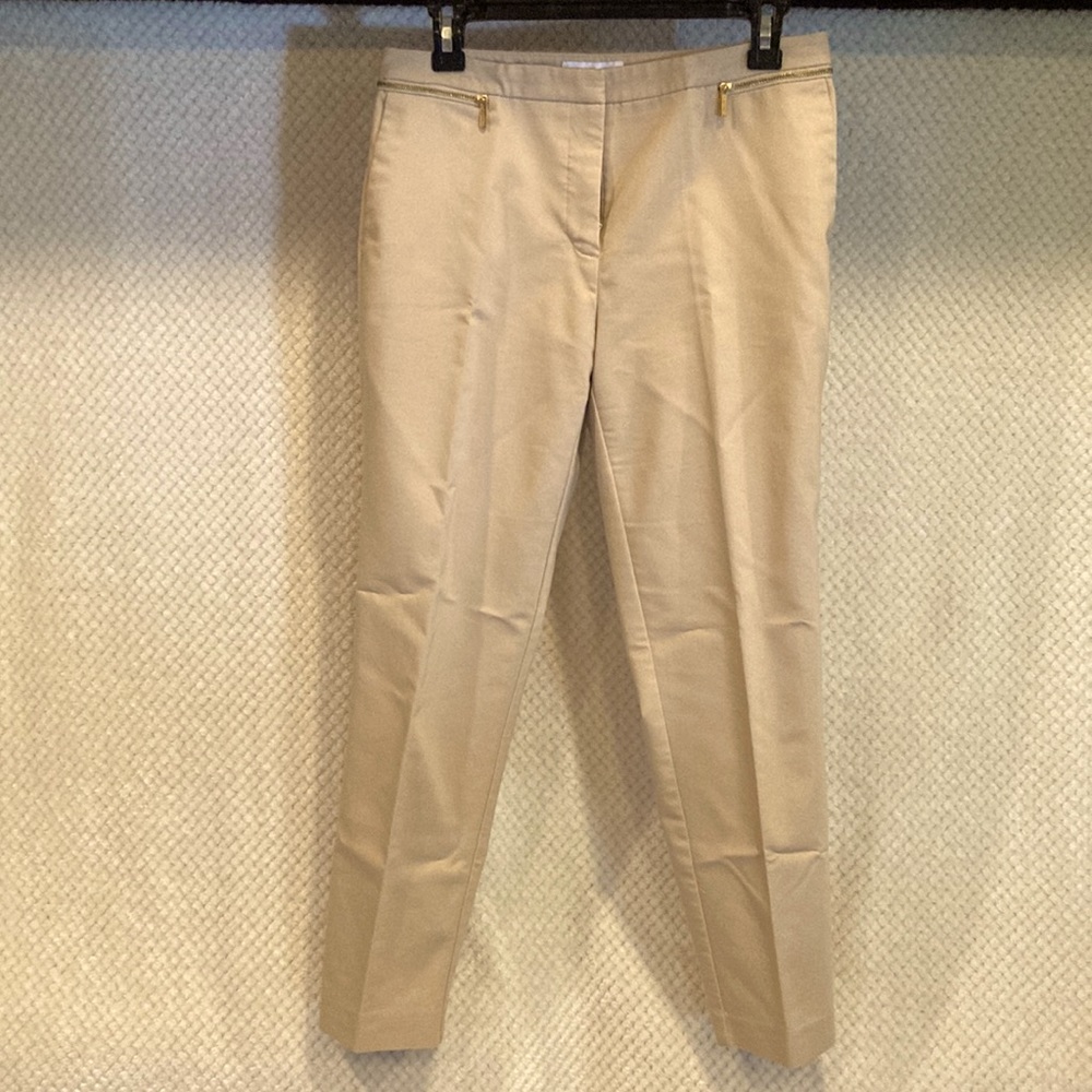 Calvin Klein - Tan , ankle length slacks.
